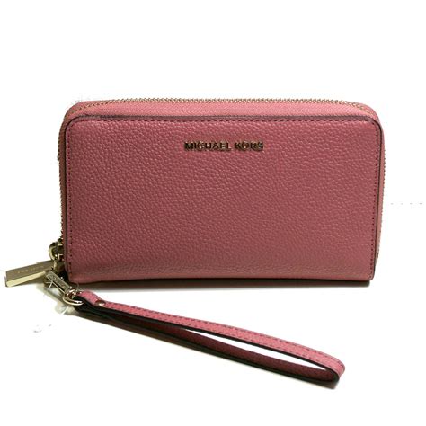 michael kors wristlet wallet rose|michael kors outlet wallet.